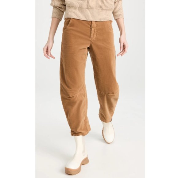 Nili Lotan Emerson Pants Velvet Brown 0 - Picture 1 of 13
